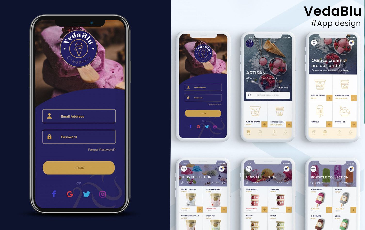 Mobile UI Design Pixelora